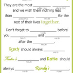 15 Mad Libs For Your Wedding BestBride101