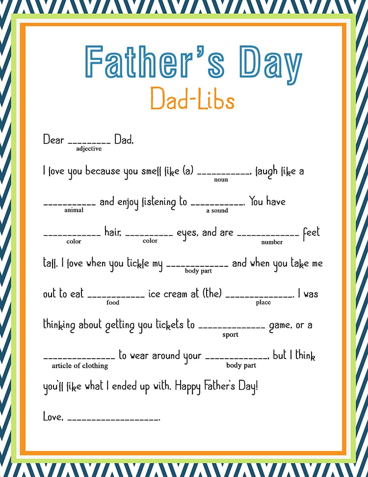 20 Free Father s Day Printables Happiness Is Homemade