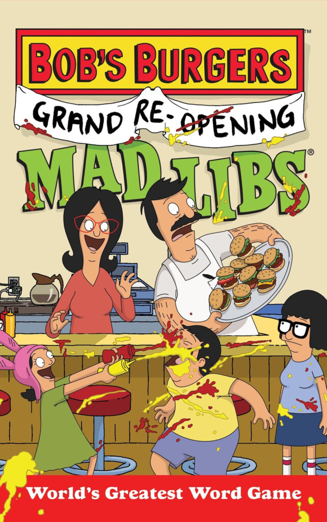 Bob s Burgers Grand Re Opening Mad Libs By Billy Merrell Paperback 