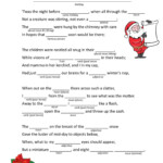Christmas Song Mad Libs Printable 2022 Printablemadlibs