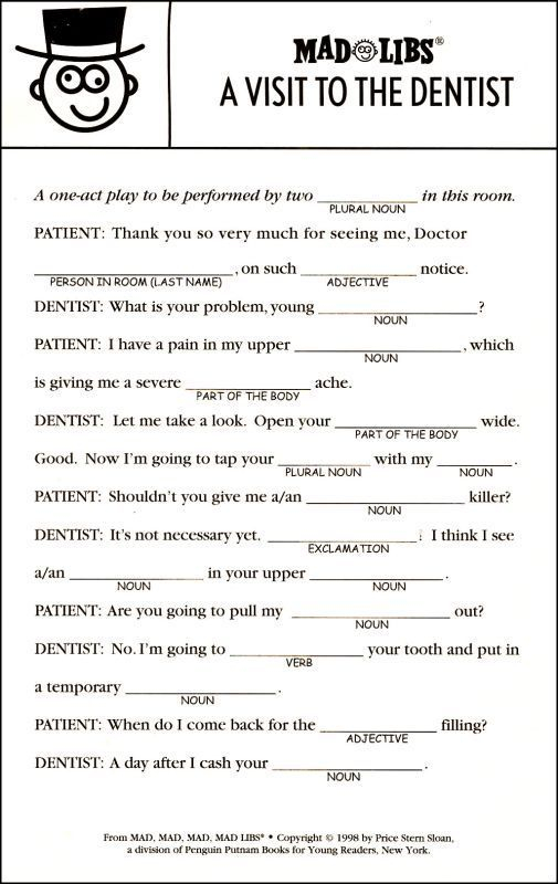 D033dc803455bea7252a371d95c0ee47 jpg Funny Mad Libs Kids Mad Libs 