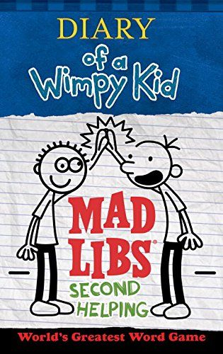 Diary Of A Wimpy Kid Mad Libs Second Helping By Patrick Kids Mad