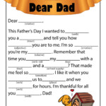 Father s Day Mad Libs Woo Jr Kids Activities Dear Dad Activities