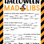 Halloween Mad Libs Nyomtathat New Place