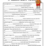 Mad Libs Basketball Game General Gra English ESL Worksheets Pdf Doc