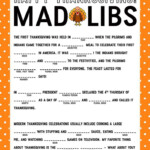 Mad Libs For Kids Thanksgiving 2023 Printablemadlibs