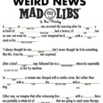 MadLibs Mad Libs Mad Libs For Adults Funny Mad Libs