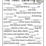Moon Landing Mad Libs Woo Jr Kids Activities Space Lesson Plans