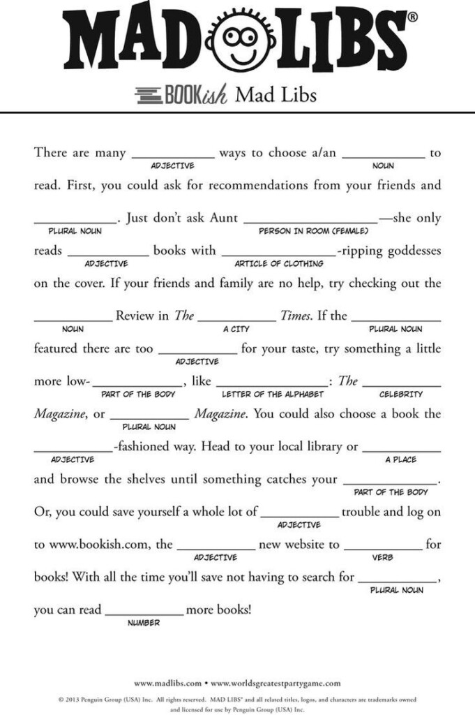 Play This Mad Lib At A Baby Shower Free Printable Mad Libs For Tweens 