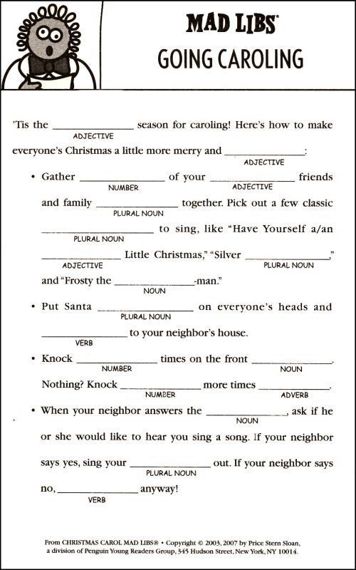 Printable Mad Libs Coping Skills 2022 Printablemadlibs