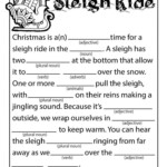 Sleigh Ride Christmas Mad Libs Woo Jr Kids Activities Christmas