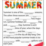 Summer Mad Libs Woo Jr Kids Activities Activities For Kids Mad