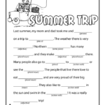 Summer Trip Ad Libs Woo Jr Kids Activities Summer Worksheets