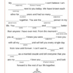 Wedding Vows Disney Mad Libs Disney Weddings