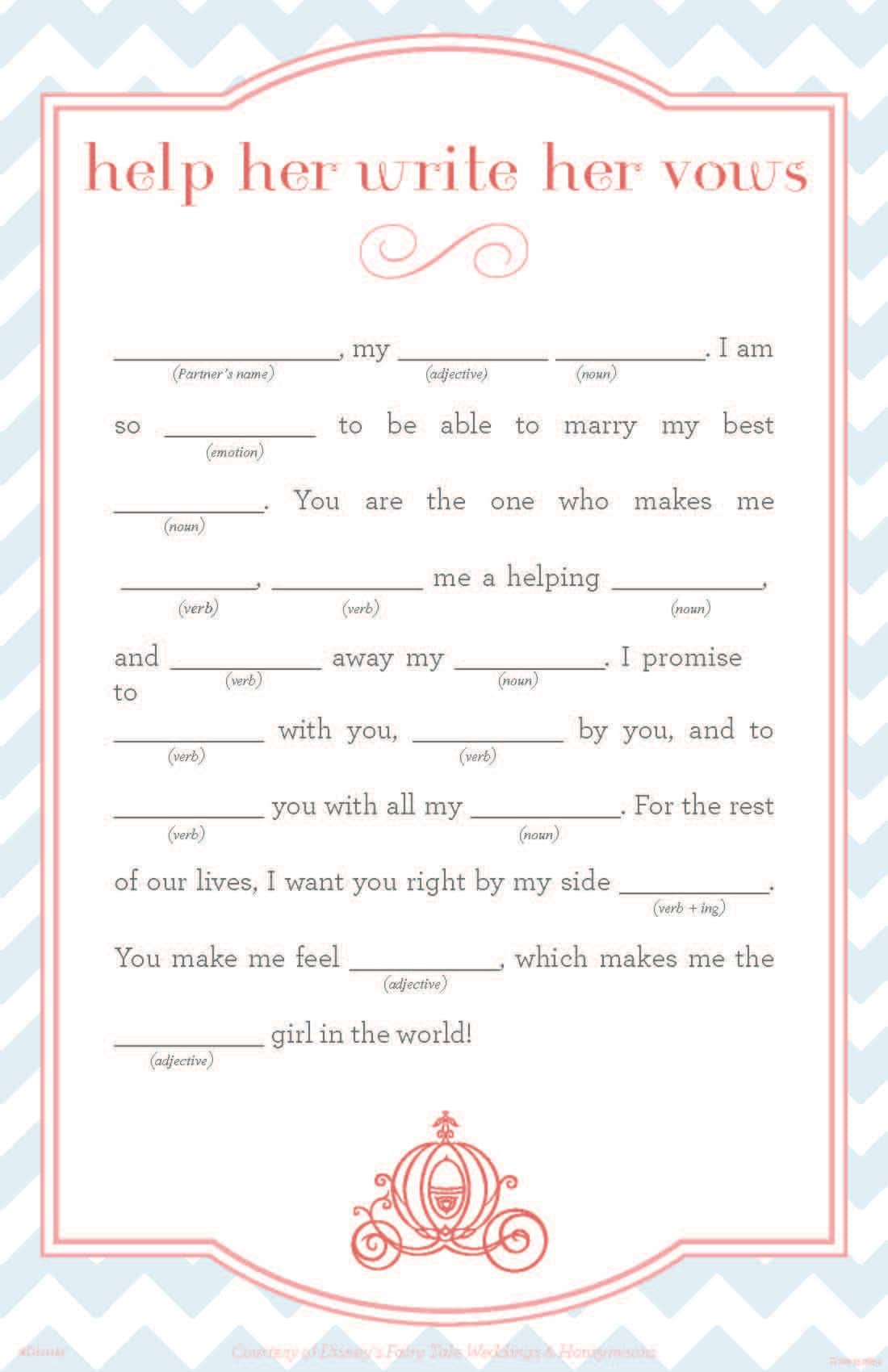 Wedding Vows Mad Libs Free 2022 Printablemadlibs