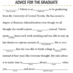 Word Games Games Graduation Mad Libs Psychology iresearchnet