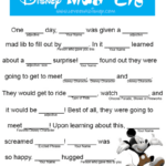 Announce Disney Mad Lib pdf Google Drive Disney Trips Disney World
