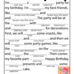 Birthday Party Mad Libs Woo Jr Kids Activities Mad Lib For Kids