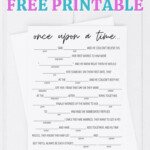 Bridal Shower Mad Libs Free Printable Free Bridal Shower Games