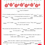 Christmas Mad Libs Free Printable