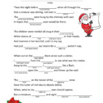 Free Christmas Mad Libs Printable Printable World Holiday