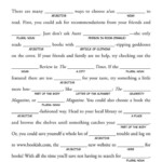 Free Printable Mad Libs For Middle School Students Free Printable A To Z
