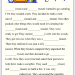 Free Printable Summer Camp Mad Libs Printable Form Templates And Letter