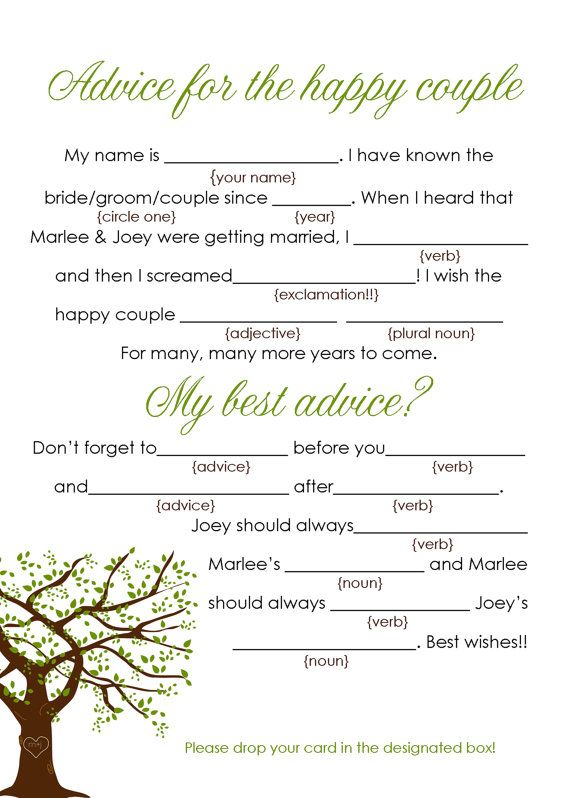 Funny Wedding Vow Mad Libs Answers 2023 Printablemadlibs