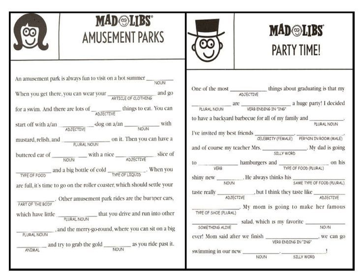 Image Result For Most Popular Mad Libs For Teens Mad Libs Mad Libs 