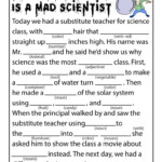 Mad Scientist Mad Lib Halloween Activities Classroom Activities