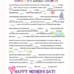 Mother s Day Mad Libs Family Spice