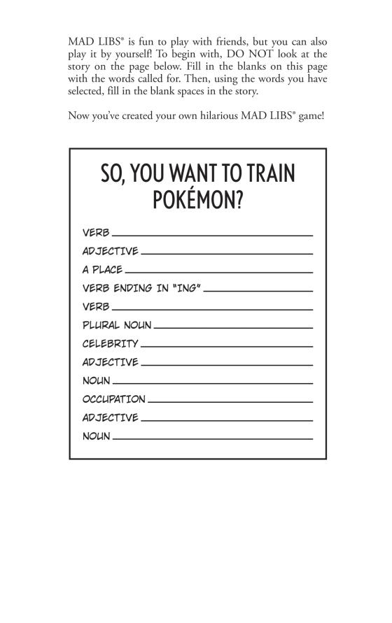 Online Kaufen Direkt Ab Werk Pokemon Mad Libs Beste Qualit t Beste 