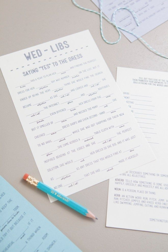 Print Your Own Wedding Mad libs For FREE 9 Themes Wedding Mad Libs 