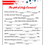 Printable 4th Of July Ad Libs For Kids Nouns And Adjectives Mad Libs